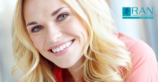 woman smile bright cosmetic dentistry